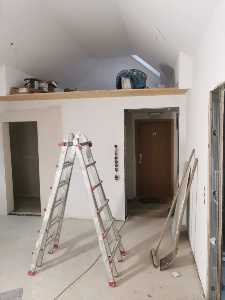 Dachboden in Korbach vor dem Umbau zur Loftwohnung